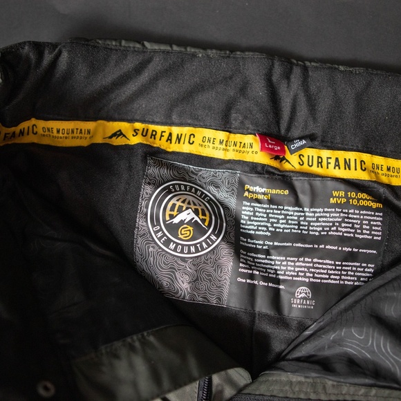 Surfanic One Mountain Men's Snowboard Ski Pants Size L - Picture 7 of 8